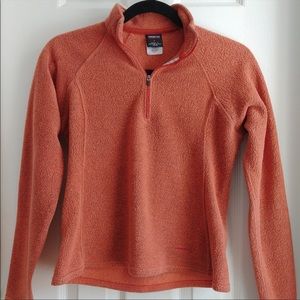 Patagonia Capilene Women's 1/4 Zip Orange Pullover